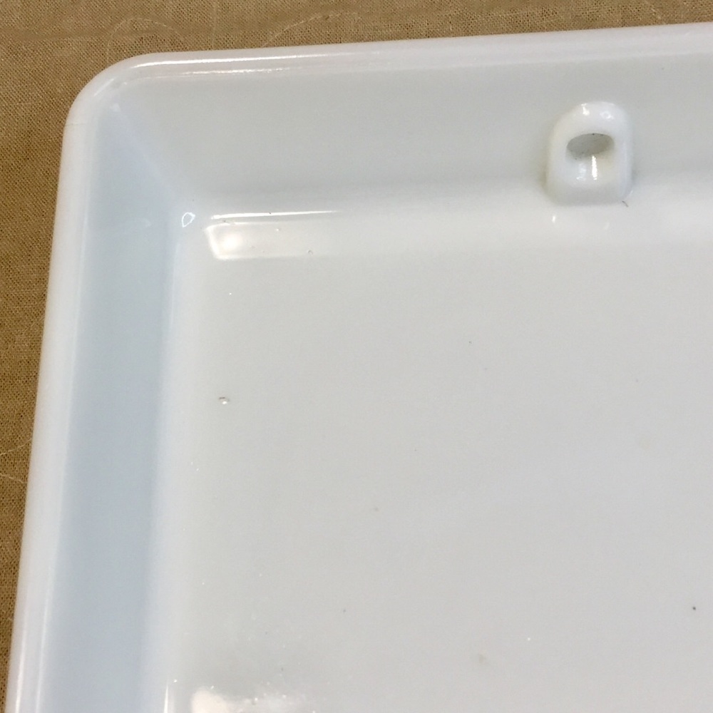 Vintage Milk Glass Photo Developing Tray Burke & James - Picture 9 of 12